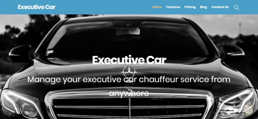 executive car web site